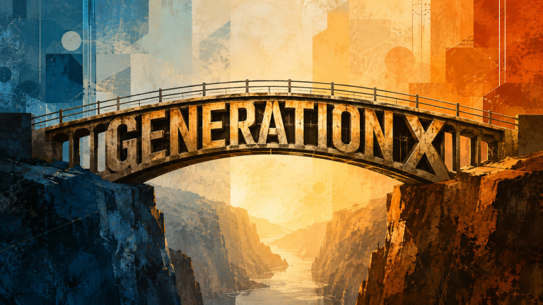 Bridge emblazoned with Generation X
